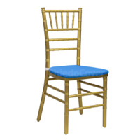 Product photo Chiavari chair cushion 01, 2 cm, blue from the manufacturer ChiedoCover, product picture, real product photo