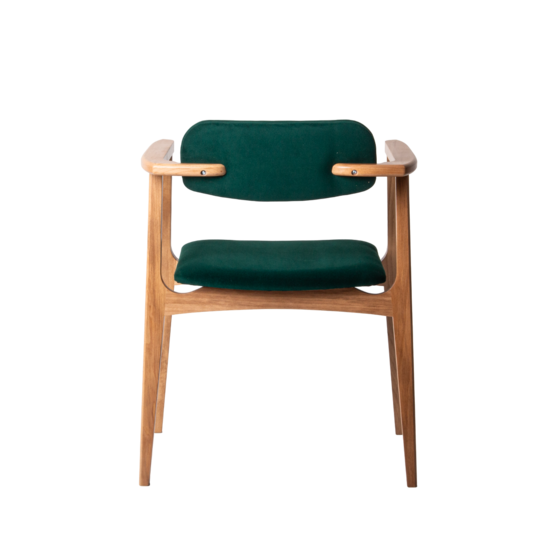 Gavi chair, velour Velluto 33, legs beech lacquered - photo 5