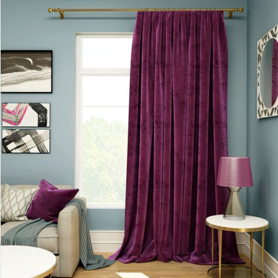 Velour Curtains - photo 1