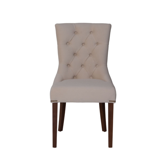 Sharri half-seat, Selesta 42 velour, beech legs, light walnut stain - photo 5