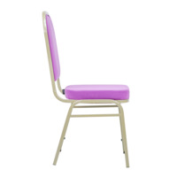 Product photo Boston chair 20 mm, velour Velutto 41 lilac, champagne from the ChiedoCover company.