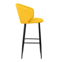 Product photo Marco's bar stool, yellow from the ChiedoCover company.