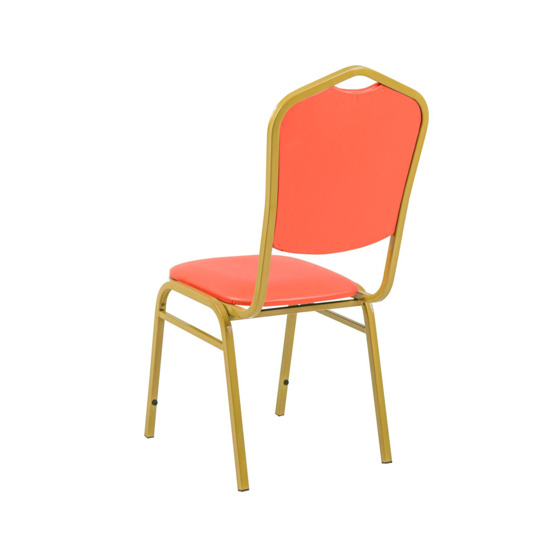 Chair Hit 20 Light, gold, eco-leather orange - photo 3