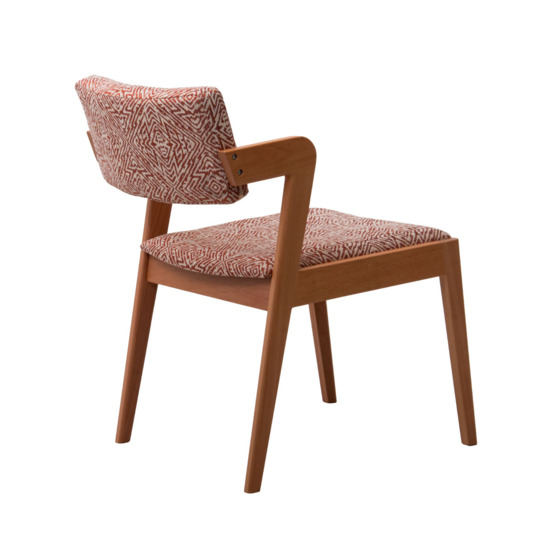 Ostin half-seat, Berta 213 chenille, beech legs - photo 3