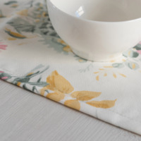 Product photo Teflon DUCK fabric, May flowers from the ChiedoCover company.