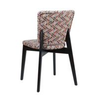 Product photo Safir chair, chenille ARYA indigo, wenge legs from the ChiedoCover company.