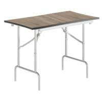 Product photo Leader table 1, 1500*800, white, ash, PVC edge from the manufacturer ChiedoCover, product picture, real product photo