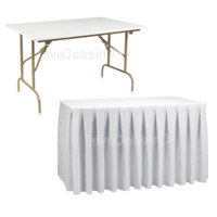 صورة المنتج Set of Table with buffet skirt من الشركة المصنعة غطاء تشيدو ، صورة المنتج ، صورة المنتج الحقيقي