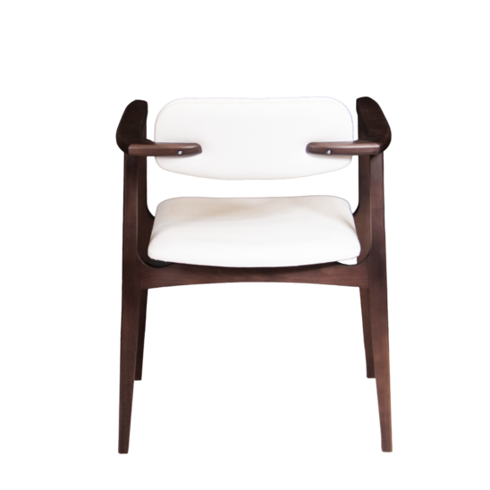 Gavi chair, velour Teddy 300, legs beech stain wenge - photo 5