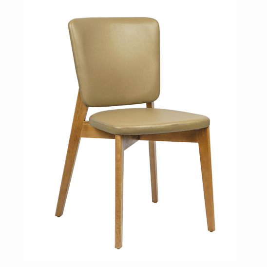 Safir chair, beige eco-leather - photo 1