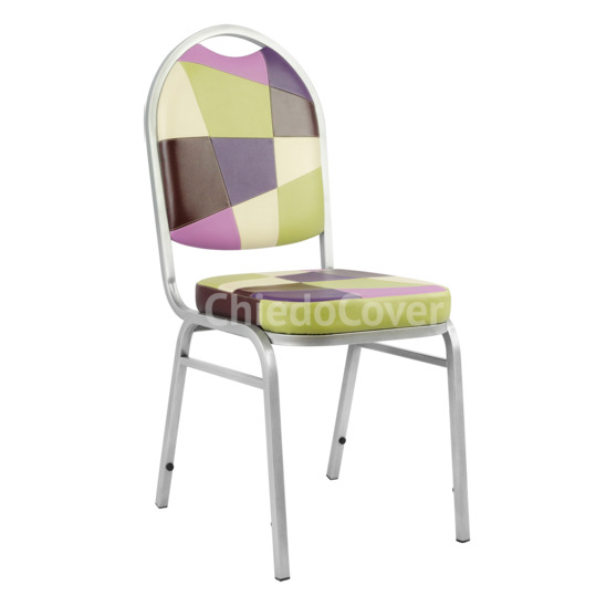 Asia chair 20mm, leatherette, patchwork - صور 1