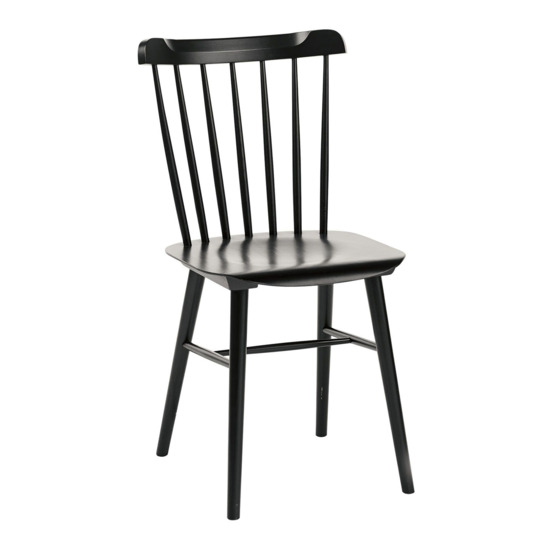 Tucker chair, black wooden - photo 6