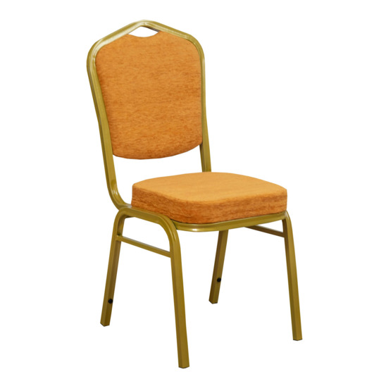 Hit chair, 25 mm, gold, orange chenille - photo 1