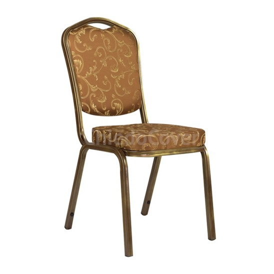 Brown chair 25 mm, jacquard, steel legs - photo 3