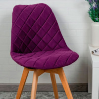 Product photo Frankfurt chair cover, large diamond, eggplant from the manufacturer ChiedoCover, product picture, real product photo