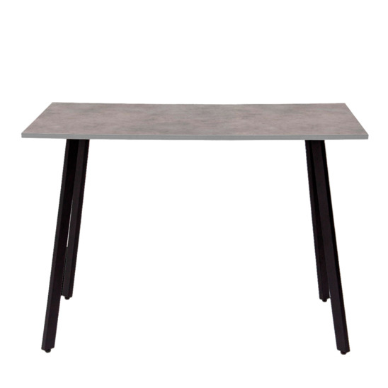 Loft Ray table, 1100x650x760mm F186 st9 Chicago concrete light grey, legs RAL 9005 matt - photo 2