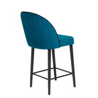 Product photo Semi-legendary Tony 680 chair, velour Imperia izumrud, Velutto 34, beech legs ,black stain from the ChiedoCover company.