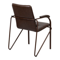 Product photo Samba chair, brown, mahogany frame from the ChiedoCover company.