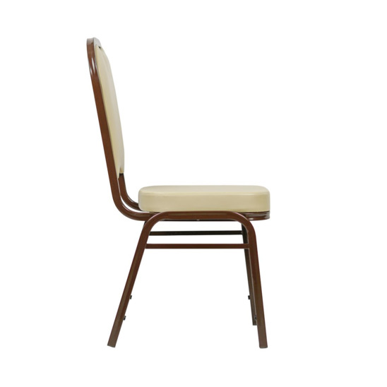 Sugar chair 25 mm - brown, eco-leather Space Cream light beige - photo 2