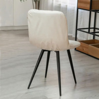 Product photo Chair cover with CHILLY backrest, large stitching, beige from the ChiedoCover company.