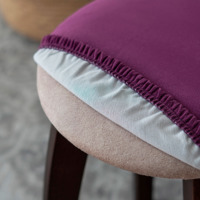 Product photo Stool cover, without foam, purple from the ChiedoCover company.