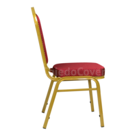 Product photo Hit 25mm red with wide seat, gold, red crown from the ChiedoCover company.