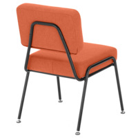 Product photo Knox dining chair, orange from the ChiedoCover company.