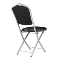 Product photo Chair Hit 20mm, folding, silver, black from the ChiedoCover company.