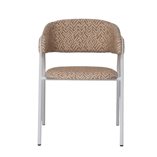 Gabbana chair, chenille VIOLA, steel frame - photo 5