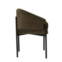 Product photo  Gucci half-seat, Aveline velour 9981, metal frame from the ChiedoCover company.