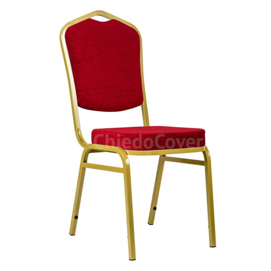 Chair Hit 20mm - gold, chenille red - photo 1