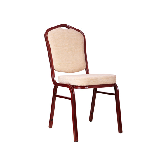 Chair Hit 25mm - mahogany, chenille beige - photo 1