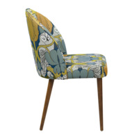 Product photo Tony's chair, tapestry of blue Owls from the ChiedoCover company.