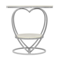 Product photo Valentine table, bilbao marble, silver from the ChiedoCover company.