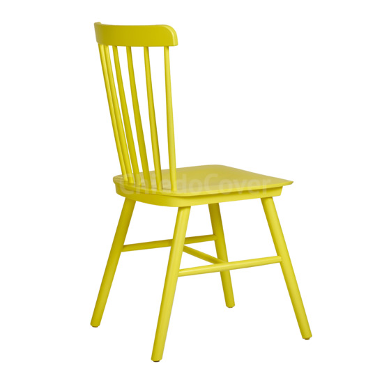 Tucker chair, yellow wooden - photo 5