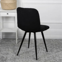 Product photo Chair cover with CHILLY backrest, black from the ChiedoCover company.