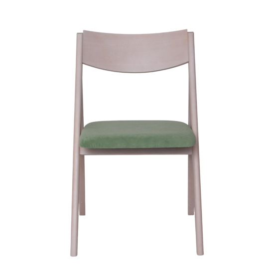 Clack chair, velour Teddy 338, beech lacquer - photo 2