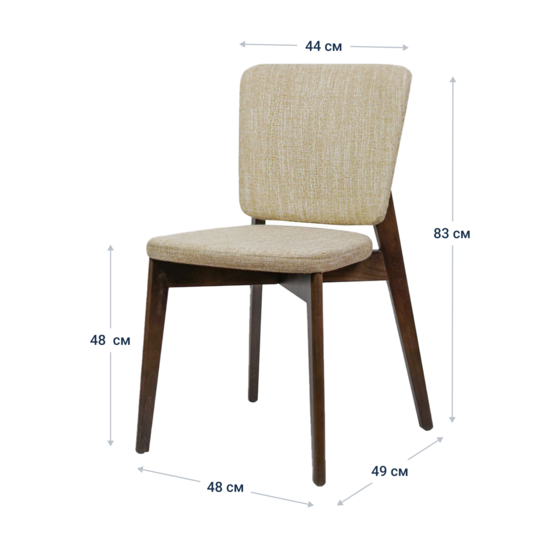 Safir chair, matting bingo cream 3, wenge - photo 6