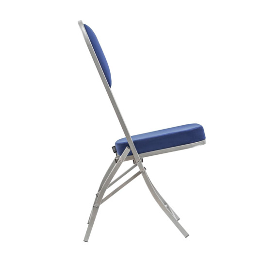 20mm Forest chair, silver, blue velour - photo 2