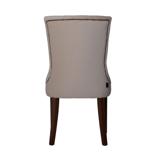 Sharri half-seat, Selesta 42 velour, beech legs, light walnut stain - photo 4