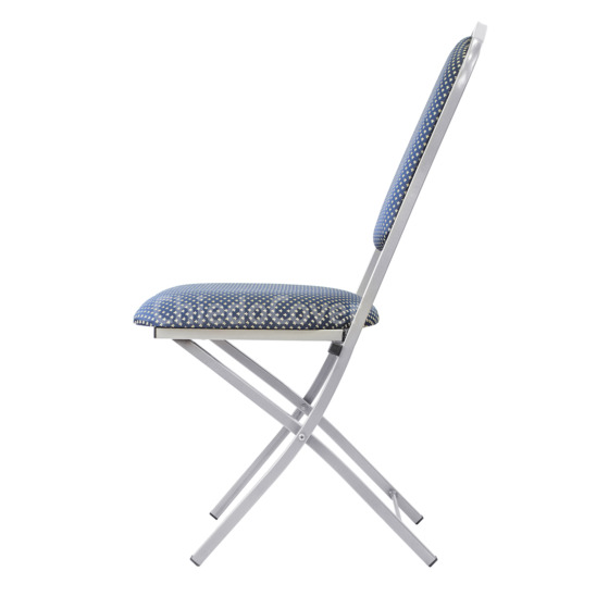 Hit 20mm folding chair, silver, blue crown - photo 2