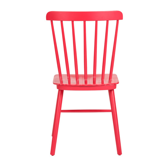 Tucker chair, red wooden - photo 5