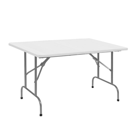 Table Leader 1, 1200x600, white, silver, without bumpers - photo 1