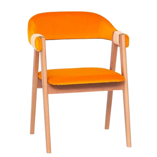 Dolce half-seat, Velour orange  - photo 1