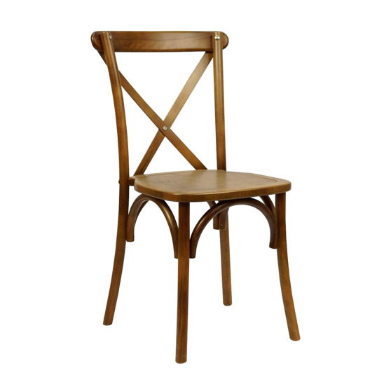 Crossback chair, light walnut - photo 1