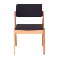Product photo Ostin half-seat, black matting, beech legs from the ChiedoCover company.