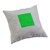 Product photo Pillow with a green square from the manufacturer ChiedoCover, product picture, real product photo