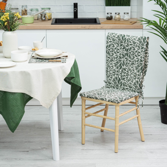 Dining set 1, linen/ garden green - photo 4