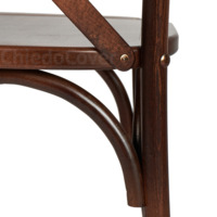 Product photo Crossback chair, antique walnut from the ChiedoCover company.