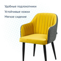 Product photo Tulip chair, Romance 62 velour, Buckle Dark grey matting back, metal legs from the ChiedoCover company.